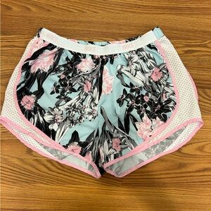 Nike Dry Fit Running Shorts, Floral, Size M